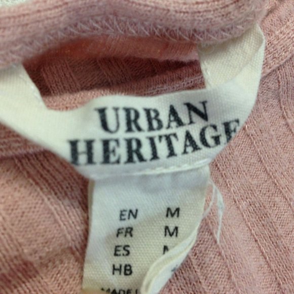 Urban Heritage Women's Fitted Cropped Sleeveless Top Size Medium Rayon Blend - Picture 5 of 6